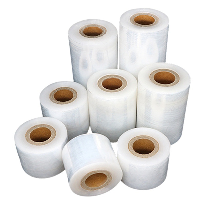 Película de embalaje de PE al por mayor película de sellado transparente Película de embalaje de estiramiento Película de embalaje de película de plástico protección de embalaje autoadhesiva película de embalaje de injerto