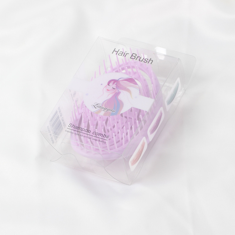 Peine de masaje portátil para cabello seco y húmedo