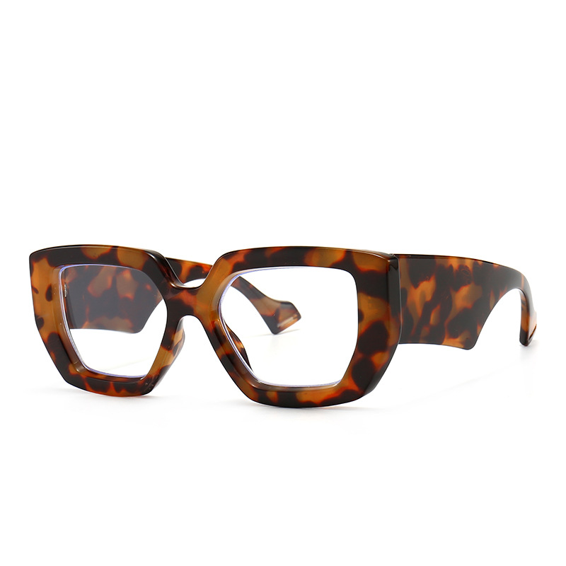 European And American Modern Retro Sunglasses High-end Ladies INS Wind Anti-blue Light All-match Trend Flat Mirror 86320-1