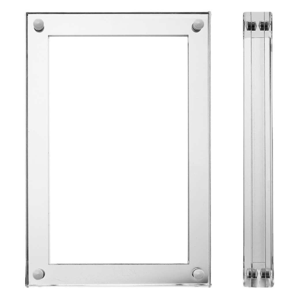 Caja de tarjeta de calificación PSA demostrador acrílico transparente de doble cara fuerte caja de almacenamiento magnético BGS calificación tarjeta caja de visualización