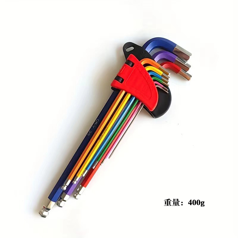 Cabeza de bola alargada en pulgadas hexagonal de color