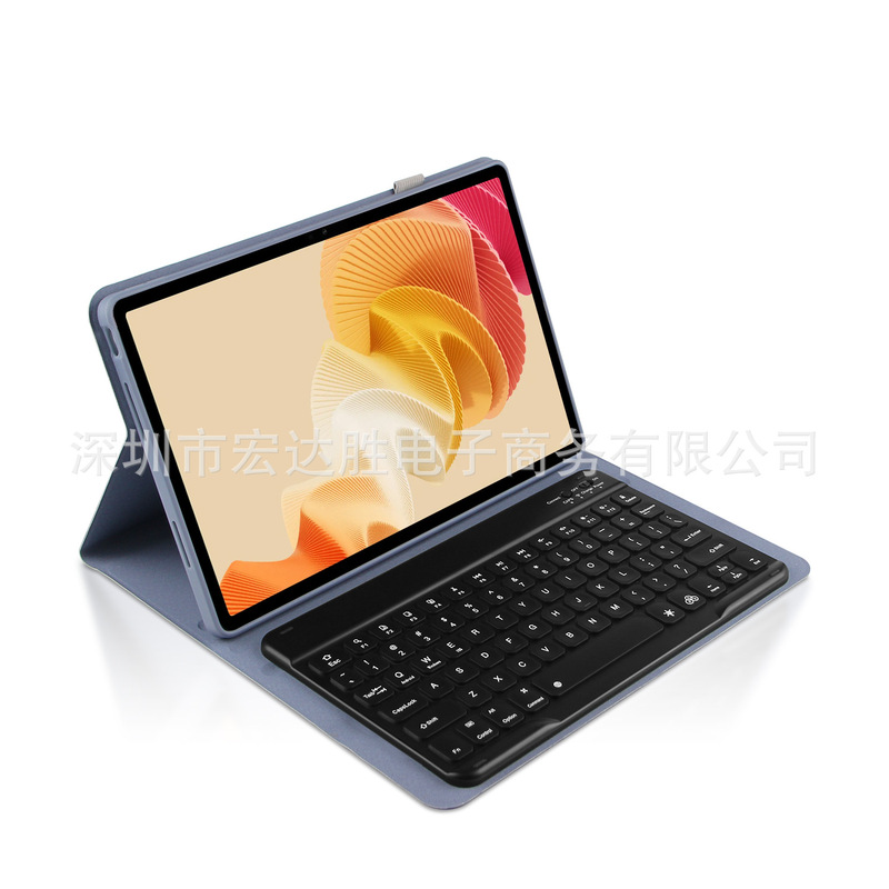 For realme Pad 2 Tablet Keyboard Leather Case 11.5 Inch True Me Pad Bluetooth Keyboard Case