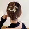 Refinement Flower Pearl tassels Shilly 2022 new pattern Hindbrain Light extravagance A small minority Hairpin Headdress Hairdressing