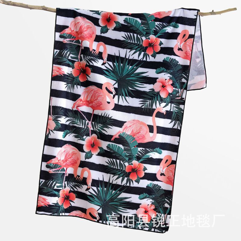 Ready-Stock Beach Towel, Quick-Drying, Water-Absorbent, Cartoon-Printed Bath Towel, Hot Spring Resort Swimming Beach Mat, Large Size Towel Ready-Stock Beach Towel, Quick-Drying, Water-Absorbent, Cartoon-Printed Bath Towel, Hot Spring Resort Swimming Beach Mat, Large Size Towel
