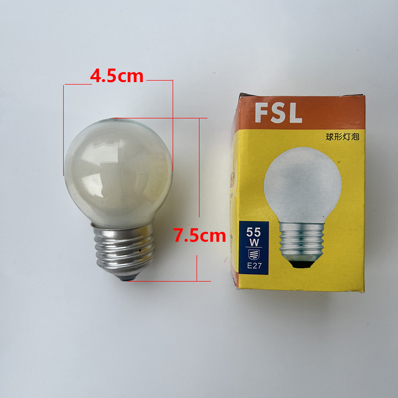 lámpara incandescente filamento de tungsteno atenuable esmerilado lámpara de tornillo de vela transparente