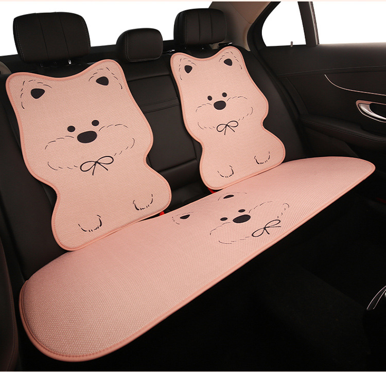 Car Seat Cushion for All Seasons, High-End Women's Summer Seat, Rear Thin Car Seat Cover, Seat Cushion, West Highland
