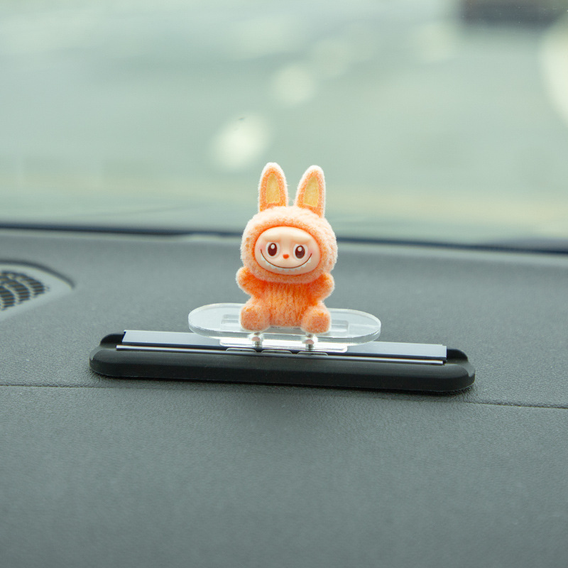 新しいラブブ車内スライド装飾品車のスクリーン装飾品ラブブ装飾品|undefined