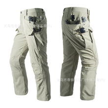 跨境执政官x7战术长裤男春秋防刮宽松作训服作战工装裤多袋军迷裤