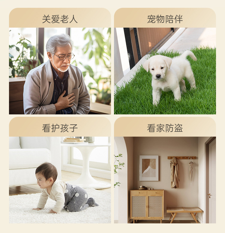Zhou Shi wireless WiFi high-resolution smart indoor camera