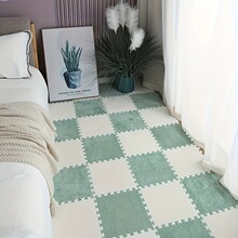 J 71957 Linen cotton ƴ�ӵ�̺ Linen cotton patchwork carpet