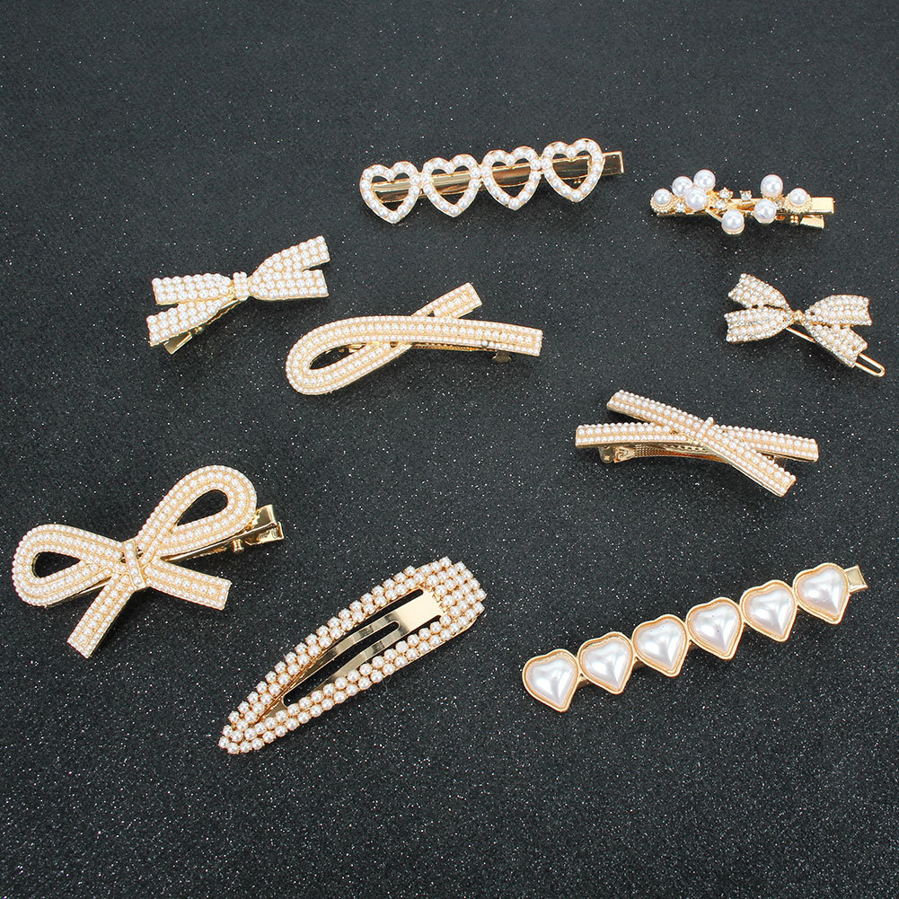 Fashion Retro Alloy Inlaid Pearl Headband display picture 6