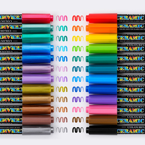 GN6650 ceramic DIY hand-painted water chalk soft pen marker creative glass hand-painted requires oven drying