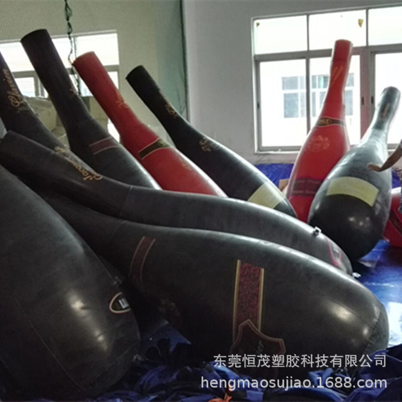 PVC瓶子广告气模 充气广告酒瓶，PVC充气瓶模型酒瓶支持来图订做