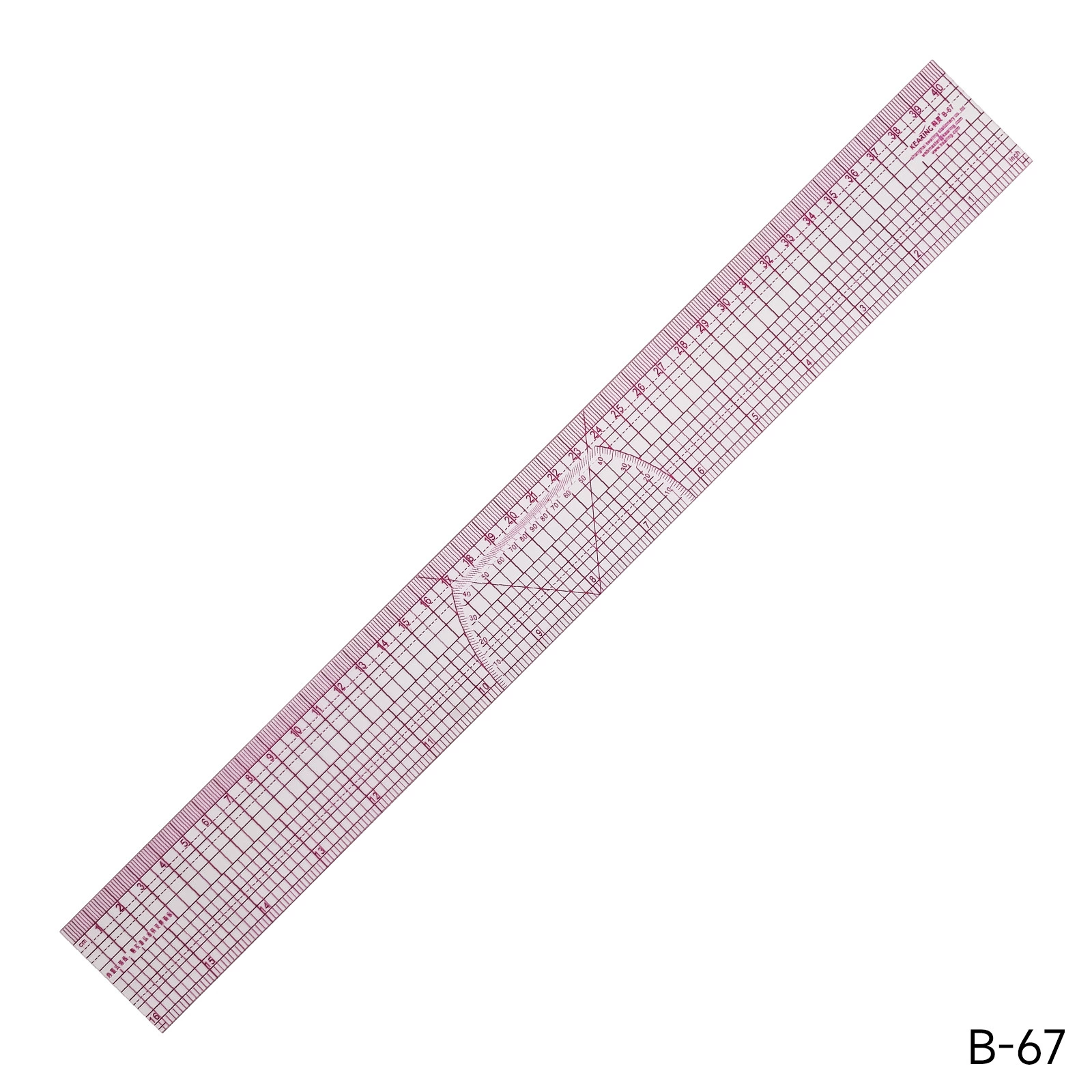 Keling placing ruler clothing pattern ruler plastic tailor ruler tailor tool square ruler sewing tool set