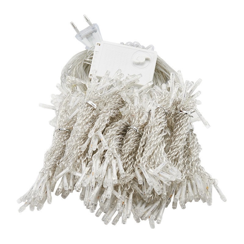 Luz de cortina LED, luz de ensueño, hotel, ambiente de casa de familia, luz romántica, luz de barra de hielo, decoración de bodas de Navidad, cadena de luz de cascada