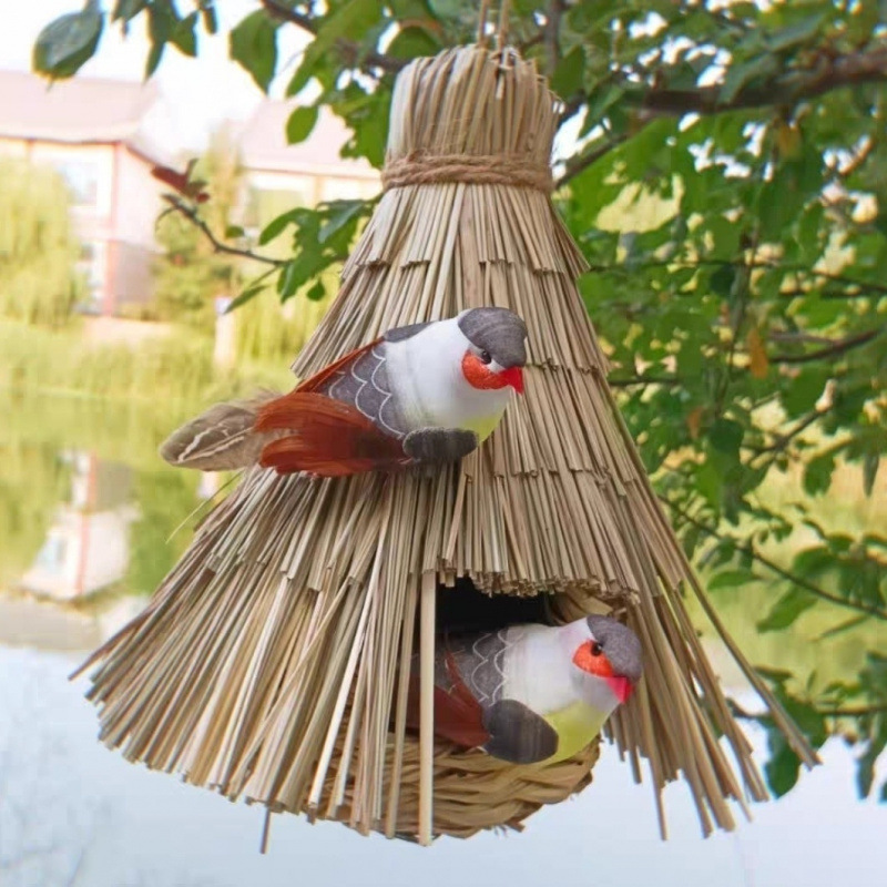 높은 새둥지와 수태고지새 한 쌍