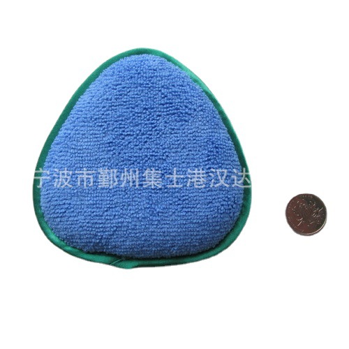 打蜡海绵 海绵块 汽车美容海绵擦块  圆形心形海绵批发
