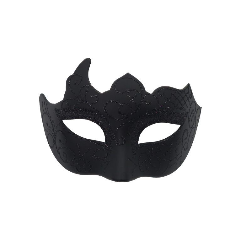 Tronos transfronterizos Amazon venta caliente máscara de fiesta de disfraces traje de moda pintura de media cara máscara de fiesta de carnaval