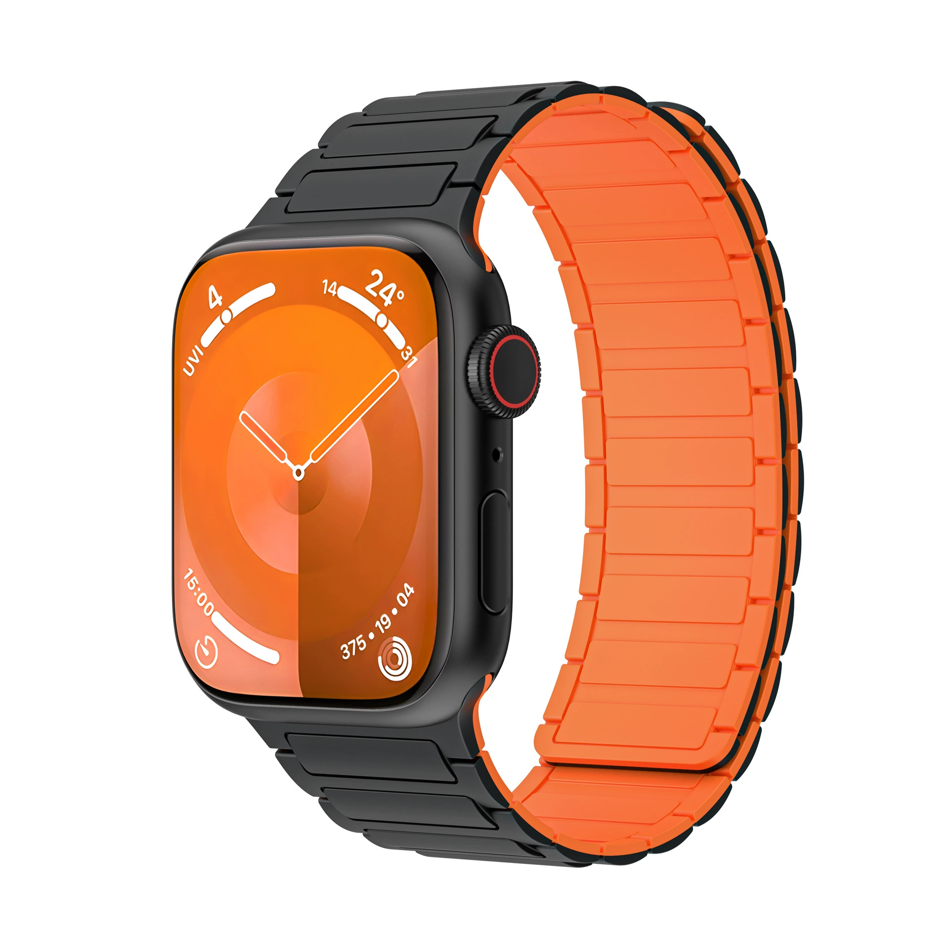 Использование ремешка для Apple Watch 4/8 поколения смарт-год watch силиконовый магнитный всасывающий петле strap