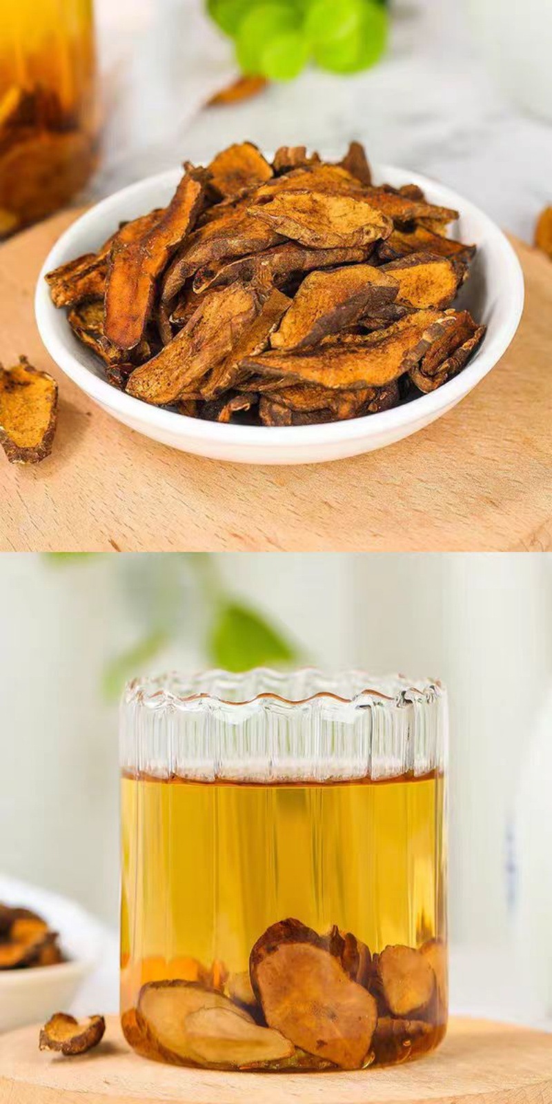 Jerusalem Artichoke Tea Slices (Helianthus tuberosus) — Dried Food-Herb Sunchoke Root, 500g in use