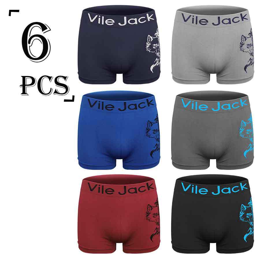 6 calzoncillos bóxer deportivos para hombres de todo color, calzoncillos cortos de personalidad transpirable elásticos de poliéster sin costuras