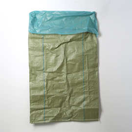 本色加内胆编织袋双层防水工地快递农用袋子加内膜编织袋外贸搬家