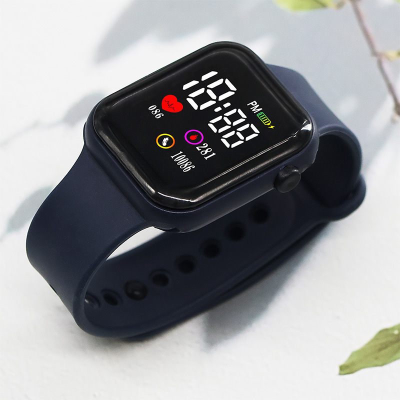 Nuevo 10086 Love Cube Pareja Reloj deportivo LED Reloj electrónico para estudiantes