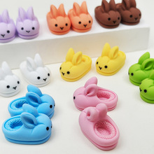 A 48475 Rabbit slipper keychain accessory 兔子拖鞋钥匙扣速卖