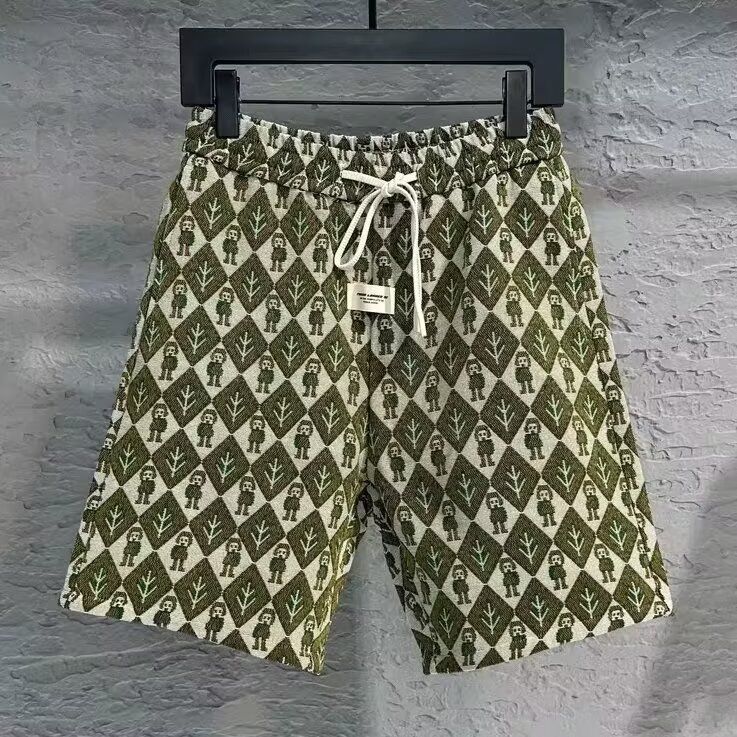 Men's Cooling Quick-Dry Shorts, 5-Inch Ice Silk Beach Shorts With Elastic Waist For Summer_viptrois.com