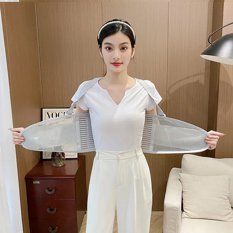 Adjustable Work Belt, Breathable Weightlifting Fitness Pressurized Support Strap, Shoulder Strap, Waist Belt to Prevent Waist Loss