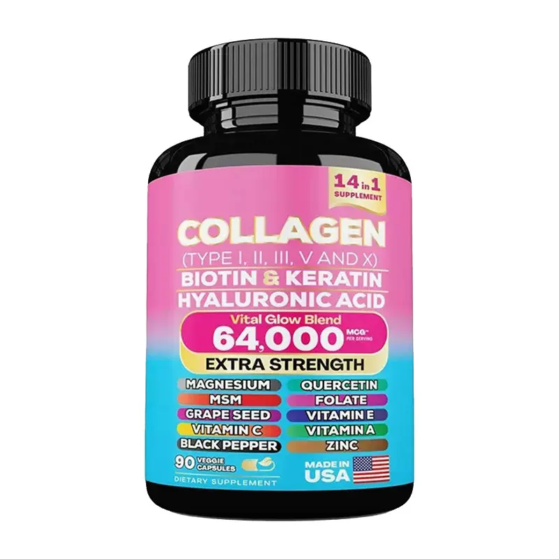 现货 热销胶原蛋白维生素胶囊Collagen Vitamin capsules外贸供应