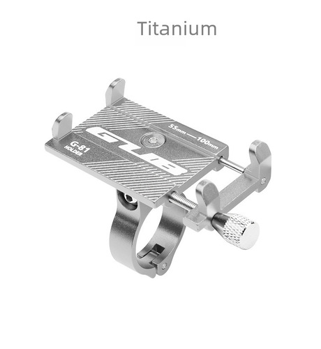 Aluminum alloy rotating phone mount for mountain bikes, fixed navigation, battery-powered electric bikes, anti-fall bicycle phone holder