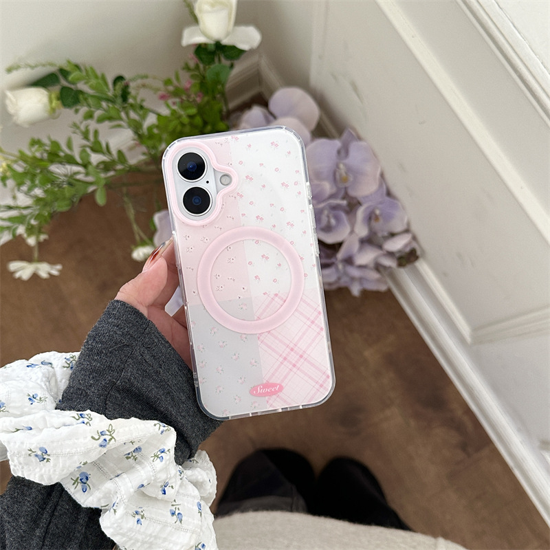 Flor de rejilla en polvo empalmada de una sola concha magnética 13