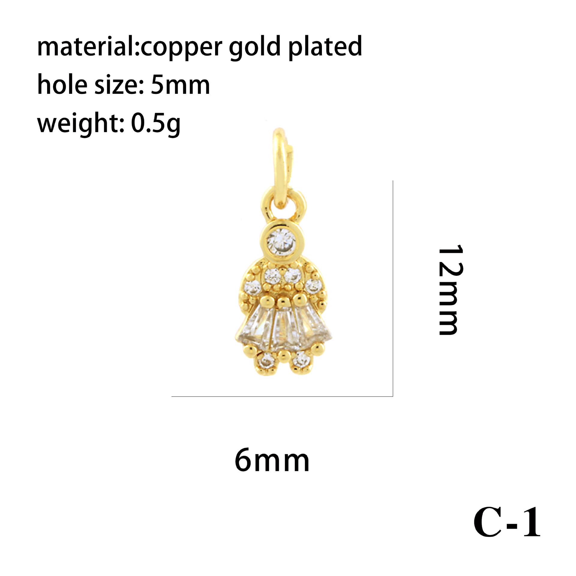 1g Weight Pendant Jewelry Making Type 13 * 7mm Jewelry Making Size Zircon Inlay Material DIY Jewelry Accessories Classification 1 Piece Quantity Copper Material Cartoon Character Pattern All Seasons Season Casual Style 1 Piece 13 * 7mm Copper Zircon Cartoon Character Pendant 4