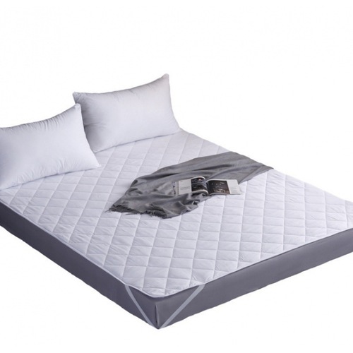 Hotel bed protector 100% cotton B&B anti-slip mattress comfort pad sanded hotel mattress protector