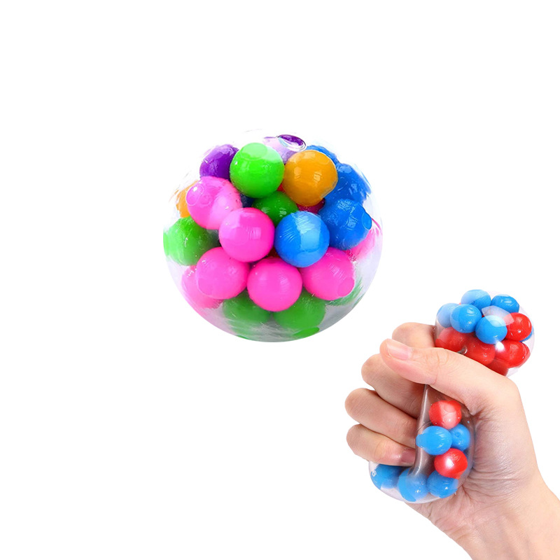 Cross border Amazon's popular decompression ball pinch music TPR soft rubber slow rebound release ball decompression toy wholesale