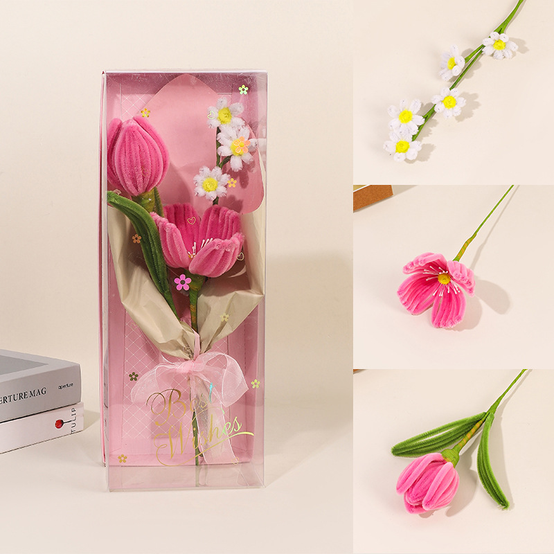 완성된 트위스트 스틱 부케 5