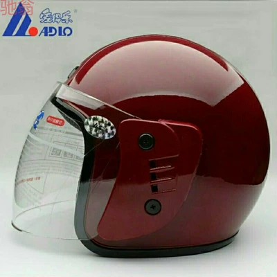Motosiklet kaskı (dəbilqə): Helmet Unisex Half Helmet