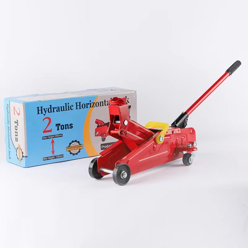 Gato hidráulico horizontal para autos, gato hidráulico de 2 toneladas, gato de presión de aceite para sedanes, camionetas y SUVs.