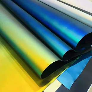 In-Stock Tpu Frosted Iridescent 0.4/0.5mm Colorful Film, Dazzling Film, Mirror Laser One Side Glossy One Side Frosted