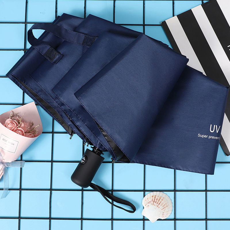 【オートタイプ】8骨のUVカットネイビーを補強