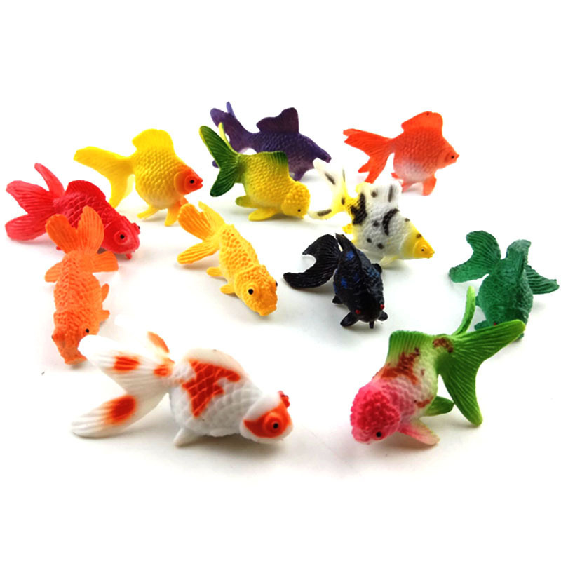12 small goldfish model toy simulation marine animal fake fish plastic small fish tank landscape decoration ornaments 12 small goldfish model toy simulation marine animal fake fish plastic small fish tank landscape decoration ornaments