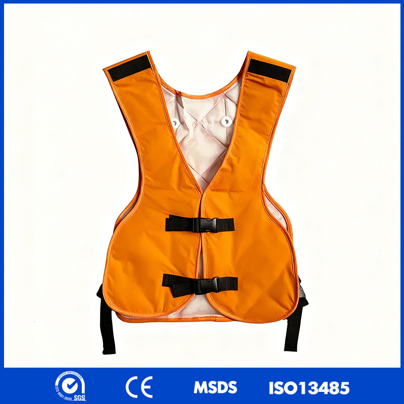 跨境日韩PCM马甲降温户外工作降温神器凉感恒温男女马甲清凉一夏