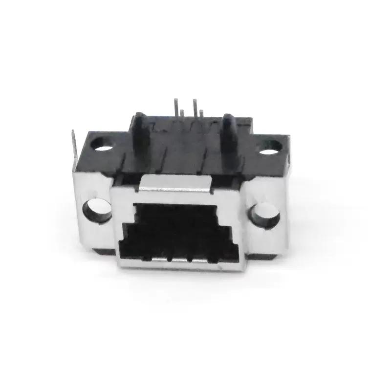 祥磊XLEP厂家供应RJ12 4pin SDL PCB JACK 双耳4pin水晶头母座