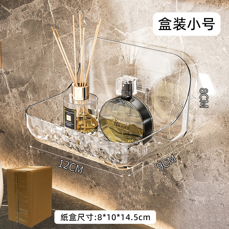 浴室トイレアクリルバスルーム収納ラックパンチフリー壁掛け洗面台壁化粧品収納ラック|undefined