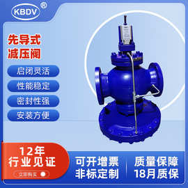 斯派莎克式先导高温蒸汽动态减压阀大流量稳压高灵敏膜片静态调压