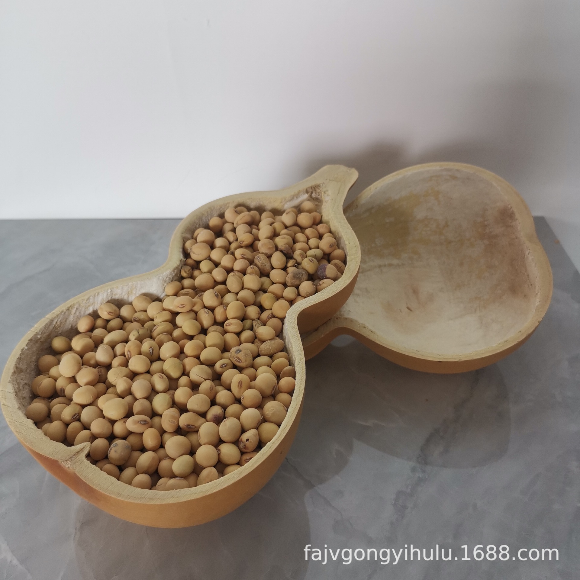 葫芦瓢盛水舀米面大小瓢葫芦水瓢水勺家用盛具工艺品摆件脸谱diy-阿里巴巴