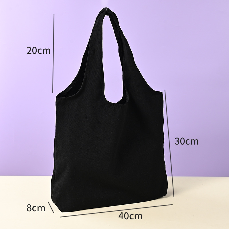 Chaleco en blanco bolsa de lona logotipo personalizado institución de formación unidad empresarial evento regalo publicidad bolso personalizado