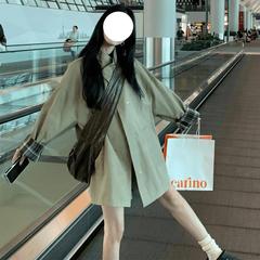中长款风衣外套女2025年春秋新款小个子早秋休闲韩系赫本风高级感