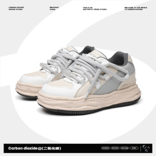 2024 Summer New 7cm Invisible Inner Height Increasing Air Force Foam Dissolving Shoes Men's Casual All-match Sneakers Lovers Shoes